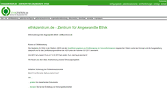 Desktop Screenshot of ethikzentrum.de